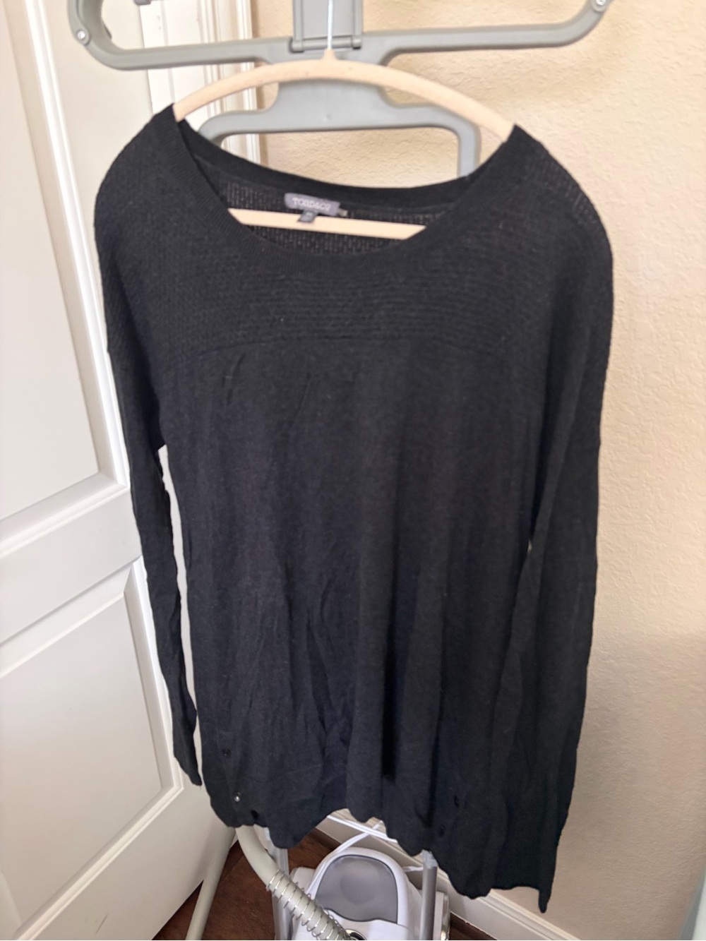 Toad&Co Black Lightweight Crew Neck Sweater